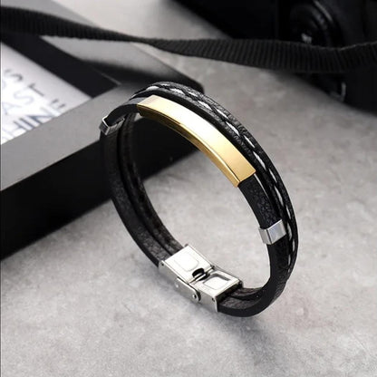 Pulsera Brazalete Con Enchapado Moderna Urbana