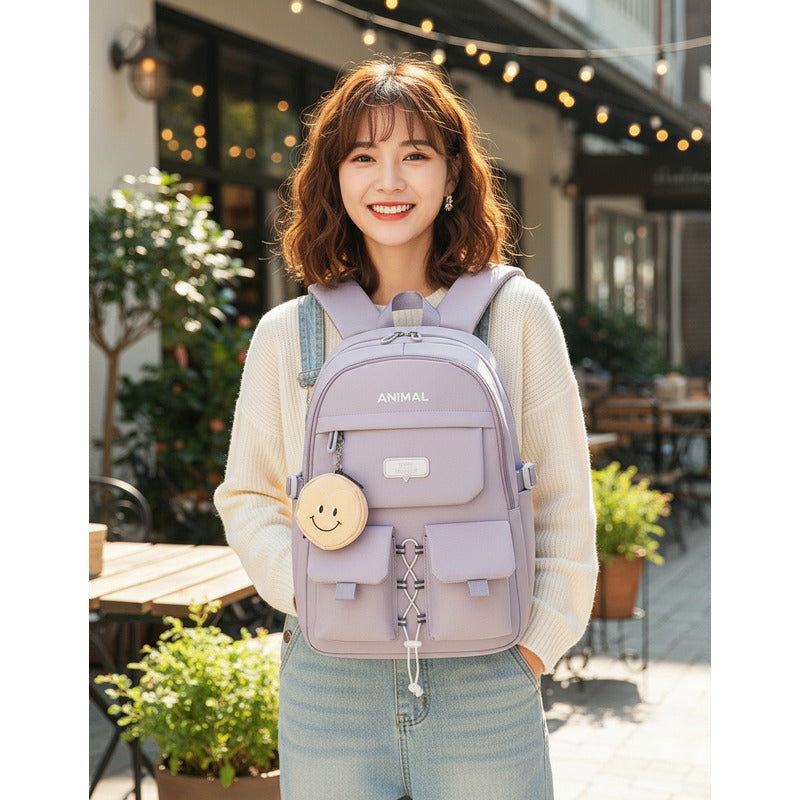 Mochila Escolar Liceal Multiuso Unisex Colores Urbana Animal
