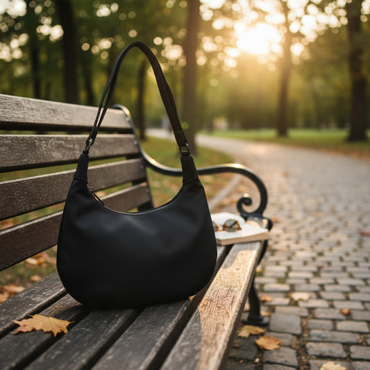 Bolso Dama Cartera Mujer Cruzada Grande Casual Urbana Moda Negro Lisa