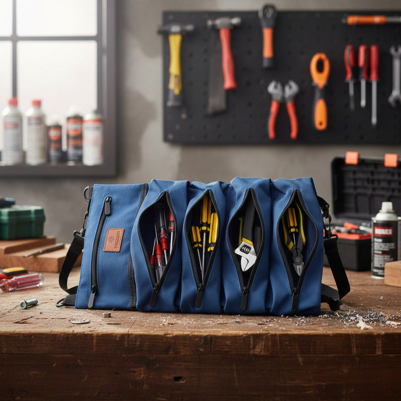 Bolso Para Herramientas Bolsa Portátil 5 Bolsillos