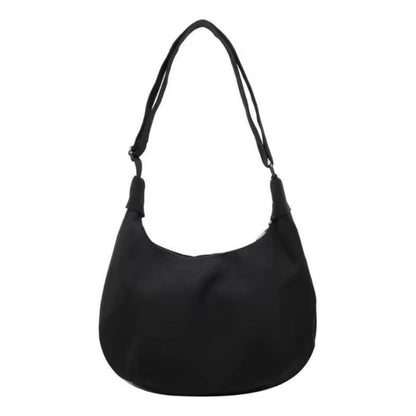 Bolso Dama Cartera Mujer Cruzada Grande Casual Urbana Moda Negro Lisa