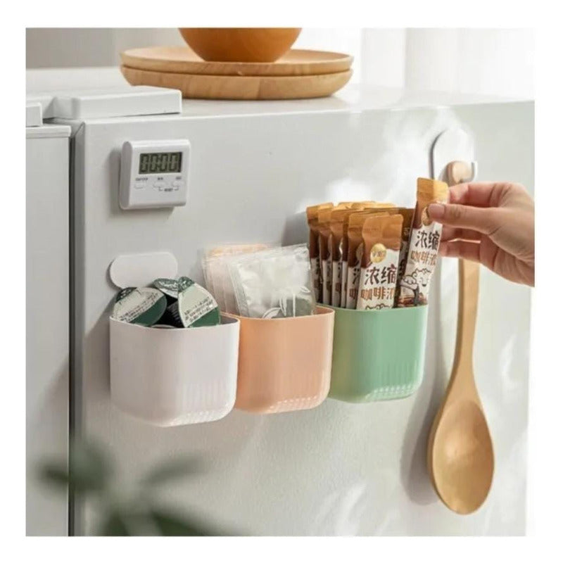 Organizador Cocina Magnético Heladera Adhesivo Utensilios