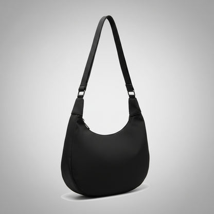 Bolso Dama Cartera Mujer Cruzada Grande Casual Urbana Moda Negro Lisa
