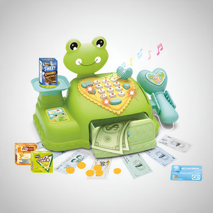 Juguete Caja Registradora Para Niños Con Música Y Luz Rana Rana