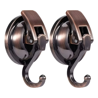 Ganchos Para Toalla X2 Unid Con Ventosa Toallero Baño Cocina