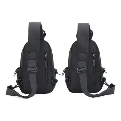 Mochila Bandolera Impermeable Bolso Pecho Cierre Al Medio