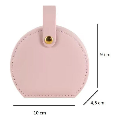 Joyero Alhajero Organizador De Joyas De Cuero Pu Portátil