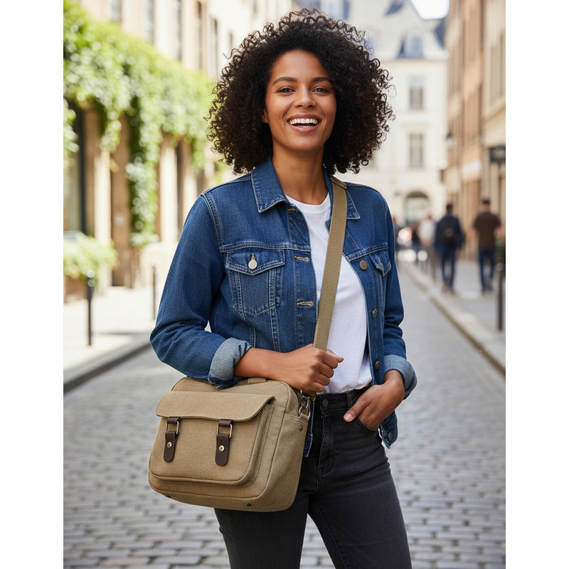 Bandolera Bolso De Mano Morral Unisex Urbano Casual Moderno1